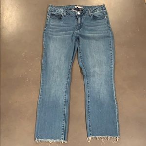 Justfab Raw Hem Jeans